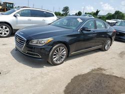 Salvage cars for sale at Bridgeton, MO auction: 2017 Genesis G80 Base