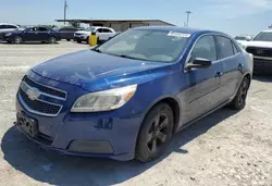 Chevrolet salvage cars for sale: 2013 Chevrolet Malibu LS