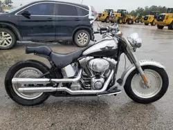 Salvage motorcycles for sale at Houston, TX auction: 2003 Harley-Davidson Flstf Anniversary