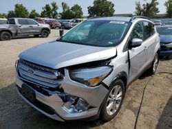 Salvage cars for sale at Bridgeton, MO auction: 2018 Ford Escape SEL