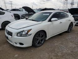 Salvage cars for sale at Elgin, IL auction: 2014 Nissan Maxima S