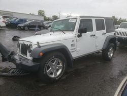 Salvage cars for sale at New Britain, CT auction: 2015 Jeep Wrangler Unlimited Sport