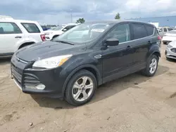 Salvage cars for sale at Woodhaven, MI auction: 2013 Ford Escape SE