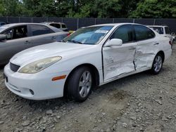 Salvage cars for sale at Waldorf, MD auction: 2005 Lexus ES 330