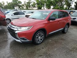 Mitsubishi salvage cars for sale: 2018 Mitsubishi Outlander SE