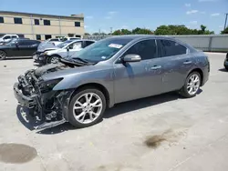 Salvage cars for sale at Wilmer, TX auction: 2014 Nissan Maxima S