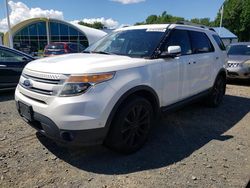 Salvage cars for sale at East Granby, CT auction: 2014 Ford Explorer Limited