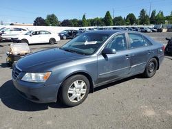 Salvage cars for sale at Portland, OR auction: 2009 Hyundai Sonata GLS