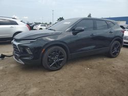 Salvage cars for sale at Woodhaven, MI auction: 2023 Chevrolet Blazer 2LT