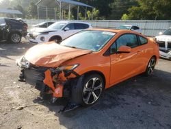 Salvage cars for sale at Savannah, GA auction: 2015 Honda Civic SI