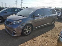 Salvage cars for sale at Elgin, IL auction: 2011 Toyota Sienna Sport