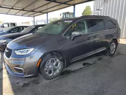 Salvage cars for sale at Sacramento, CA auction: 2022 Chrysler Pacifica Limited