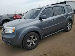 Honda salvage cars for sale: 2012 Honda Pilot EXL