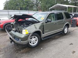 Salvage cars for sale at Austell, GA auction: 2002 Ford Explorer XLT