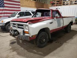 Salvage cars for sale from Copart Anchorage, AK: 1990 Dodge W-SERIES W200