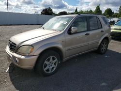 Salvage cars for sale at Portland, OR auction: 2001 Mercedes-Benz ML 430