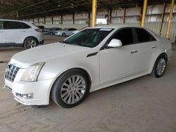 Salvage cars for sale from Copart Phoenix, AZ: 2012 Cadillac CTS Luxury Collection