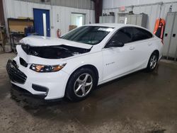 Salvage cars for sale at West Mifflin, PA auction: 2017 Chevrolet Malibu LS