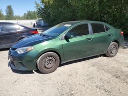 Toyota salvage cars for sale: 2014 Toyota Corolla L