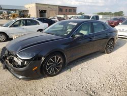 Salvage cars for sale at Kansas City, KS auction: 2020 Hyundai Sonata Limited