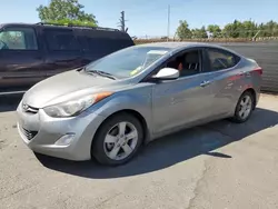 Salvage cars for sale at San Martin, CA auction: 2013 Hyundai Elantra GLS