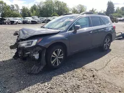 Subaru salvage cars for sale: 2019 Subaru Outback 3.6R Limited