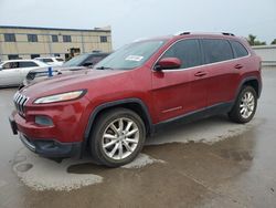 Salvage cars for sale at Wilmer, TX auction: 2014 Jeep Cherokee Limited