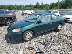 Honda salvage cars for sale: 2001 Honda Civic LX