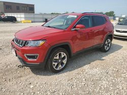 Jeep salvage cars for sale: 2021 Jeep Compass Limited