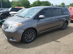 Salvage cars for sale at Marlboro, NY auction: 2011 Toyota Sienna XLE