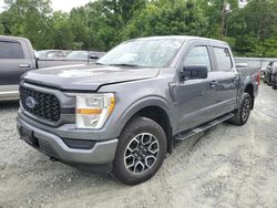 Ford salvage cars for sale: 2022 Ford F150 Supercrew