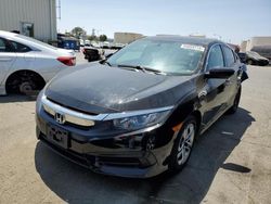 Honda salvage cars for sale: 2017 Honda Civic LX