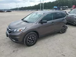 Salvage cars for sale at Greenwell Springs, LA auction: 2016 Honda CR-V SE