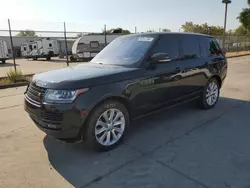 2016 Land Rover Range Rover HSE en venta en Sacramento, CA