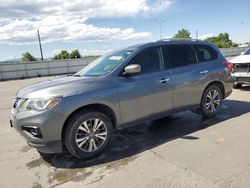 Nissan salvage cars for sale: 2018 Nissan Pathfinder S