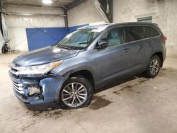 Toyota Vehiculos salvage en venta: 2019 Toyota Highlander SE