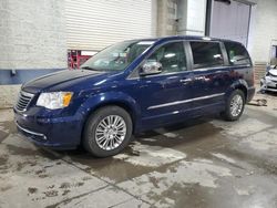 Salvage cars for sale at Ham Lake, MN auction: 2016 Chrysler Town & Country Touring L