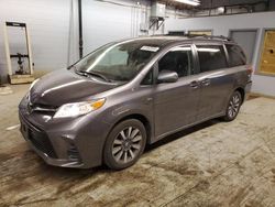 Salvage cars for sale at Wheeling, IL auction: 2020 Toyota Sienna LE