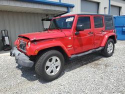 Jeep salvage cars for sale: 2010 Jeep Wrangler Unlimited Sahara