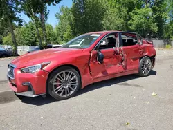 Infiniti salvage cars for sale: 2018 Infiniti Q50 RED Sport 400