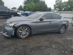 Salvage cars for sale at Finksburg, MD auction: 2017 Infiniti Q50 Premium