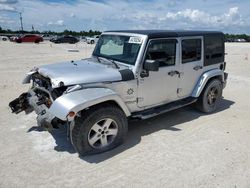 Jeep salvage cars for sale: 2007 Jeep Wrangler Sahara