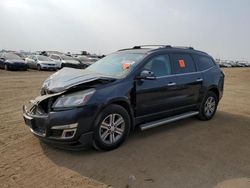 Salvage cars for sale at Brighton, CO auction: 2015 Chevrolet Traverse LT