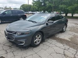 Chevrolet salvage cars for sale: 2017 Chevrolet Malibu LS