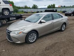 Salvage cars for sale at Columbia Station, OH auction: 2015 Toyota Camry LE