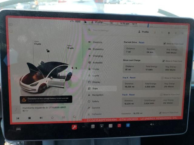 2023 Tesla Model 3