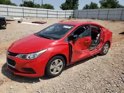 Chevrolet salvage cars for sale: 2016 Chevrolet Cruze LS