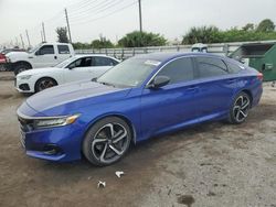 2021 Honda Accord Sport en venta en Miami, FL