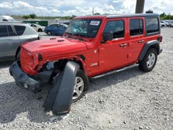 Jeep Wrangler Unlimited Sport salvage cars for sale: 2020 Jeep Wrangler Unlimited Sport