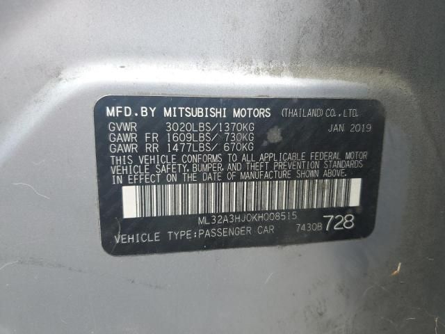 2019 Mitsubishi Mirage ES